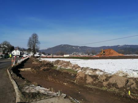 Gradnja v središču Dobrove